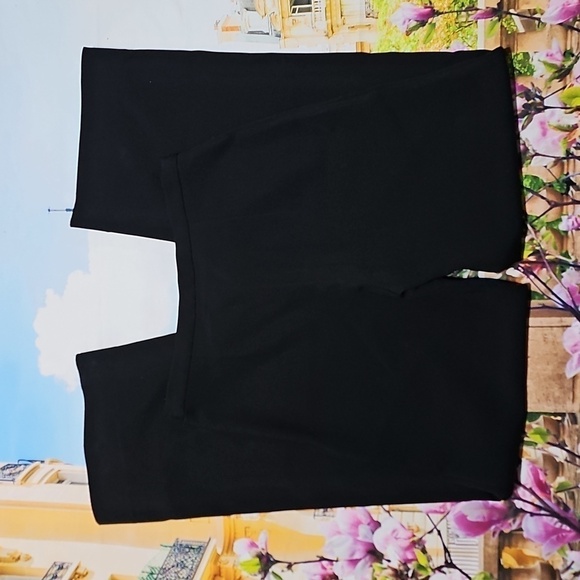 Vestimenta Italy‎ Black Straight-Leg Trousers Pants Size 26 - Picture 5 of 5